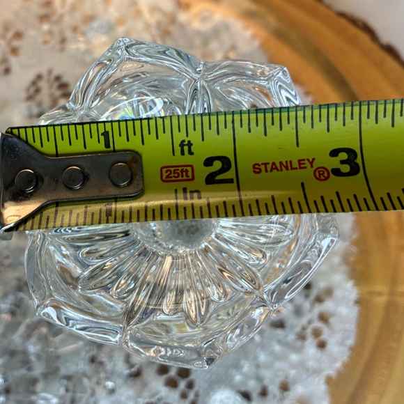 Gorham crystal lotus tulip candle holder - Picture 9 of 11